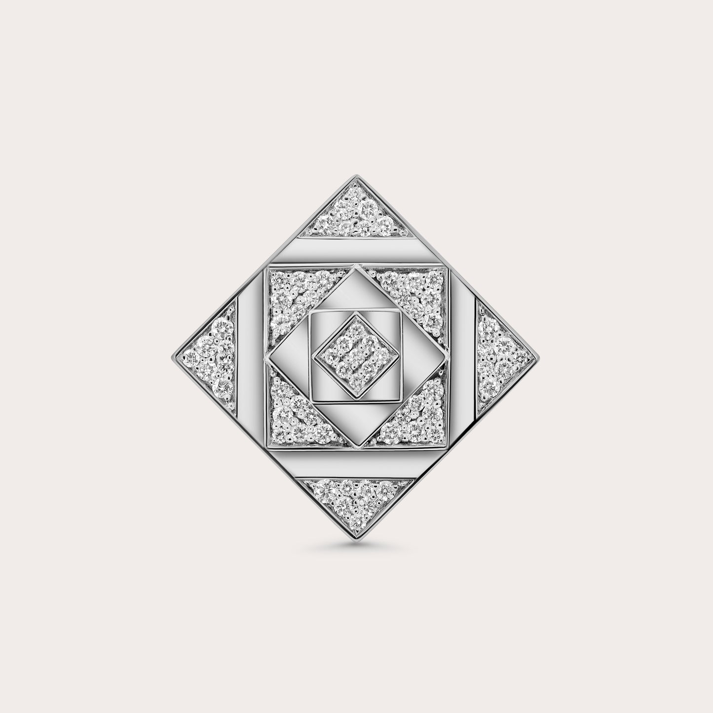 Doha Ring with full diamonds