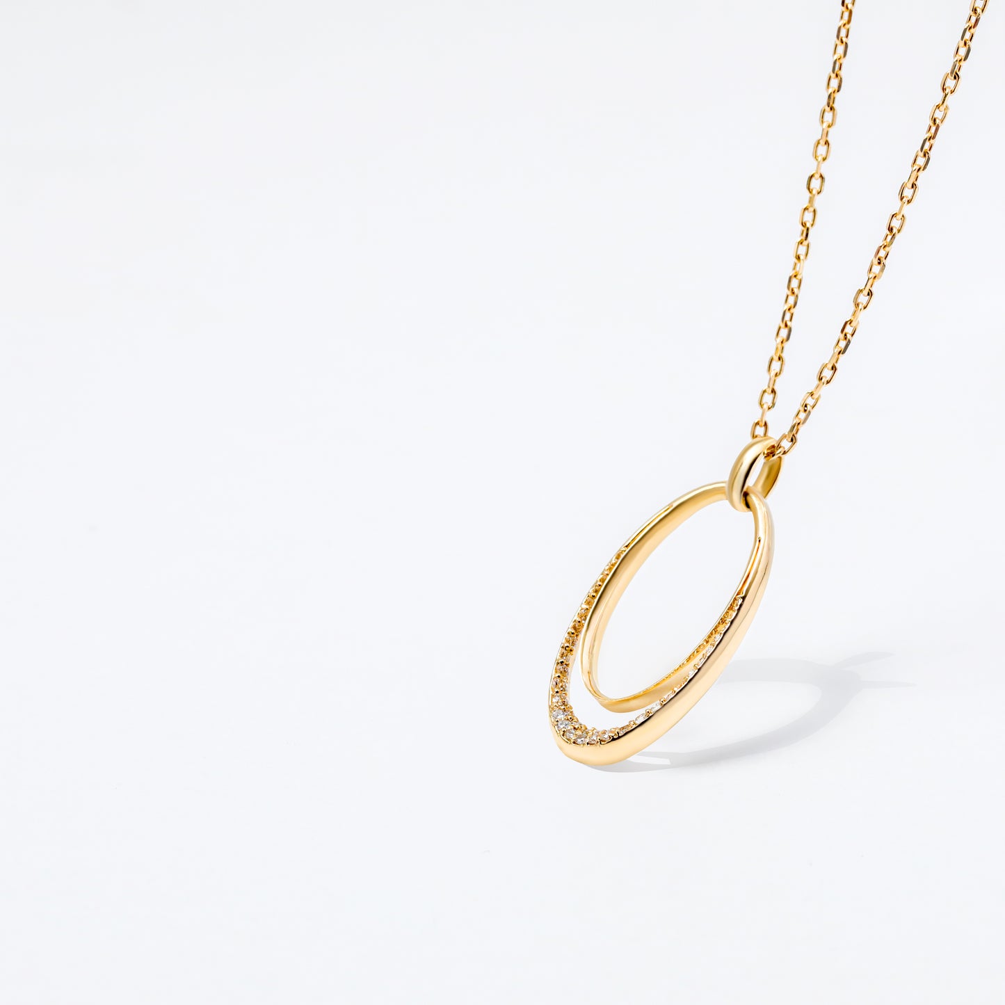 Future Pendant Set with Diamonds