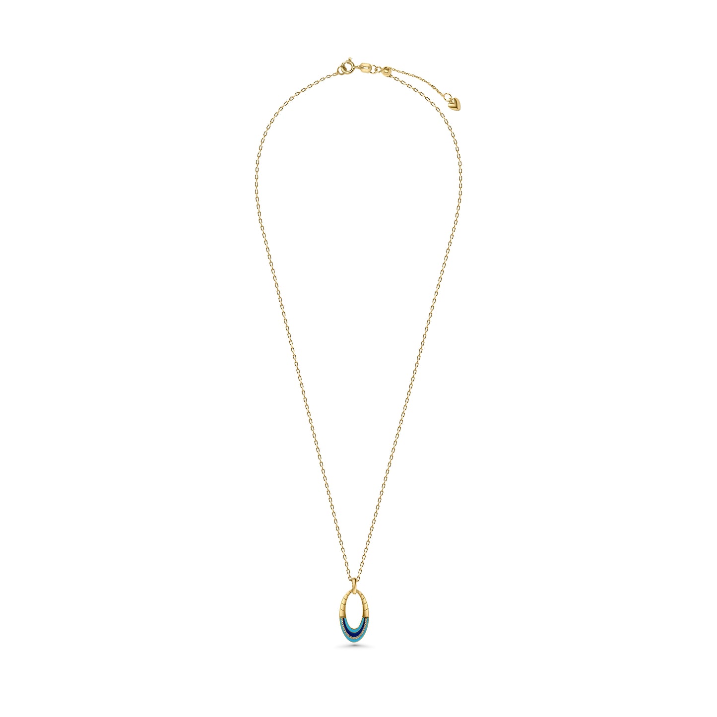 Medium Future Pendant Set with Diamonds and Enamel