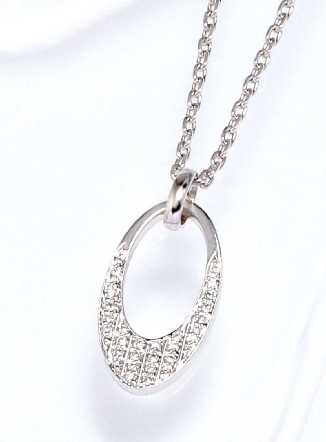 Medium Future Pendant Set with Diamonds
