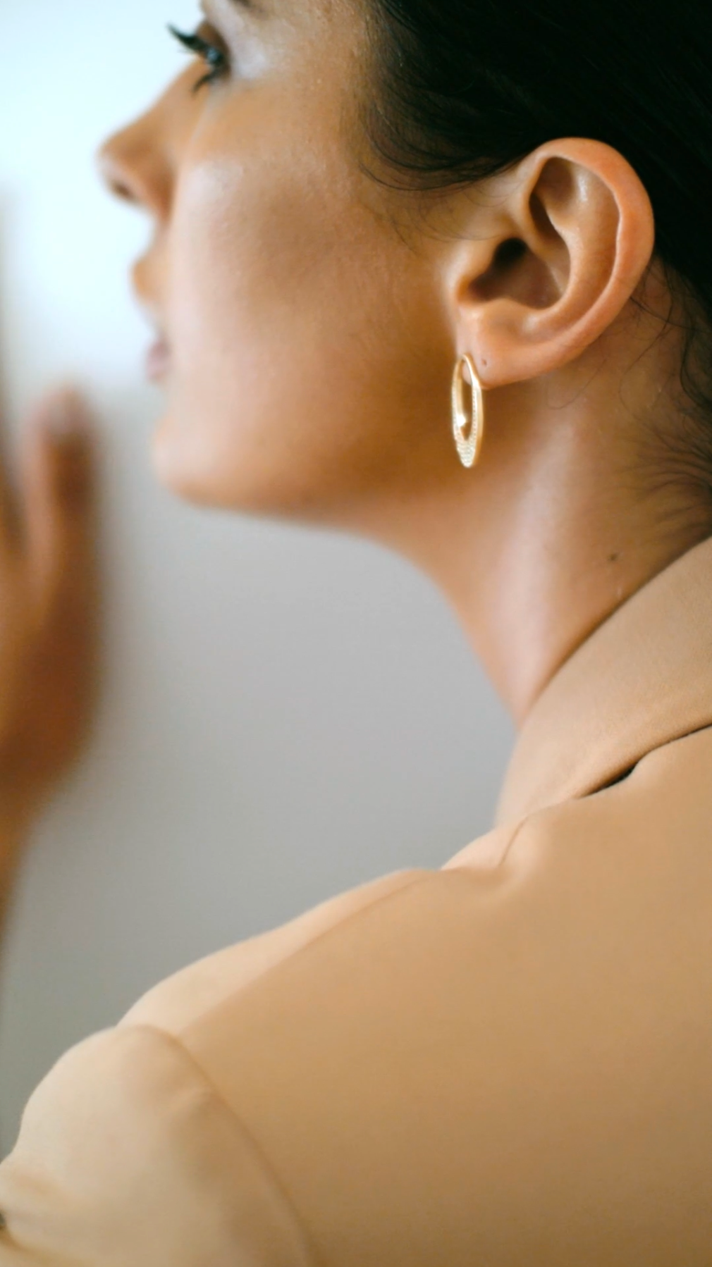 Future Earrings Set with Diamonds