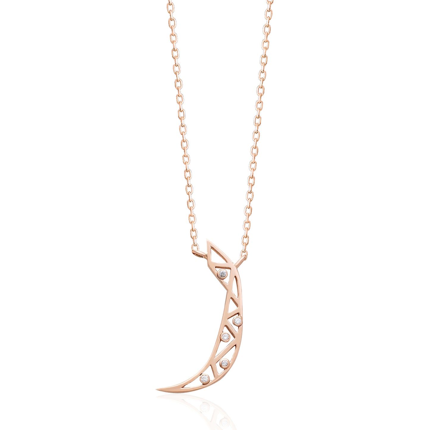 Tessellation – Alphabet Letter Pendant – R Letter with Diamonds